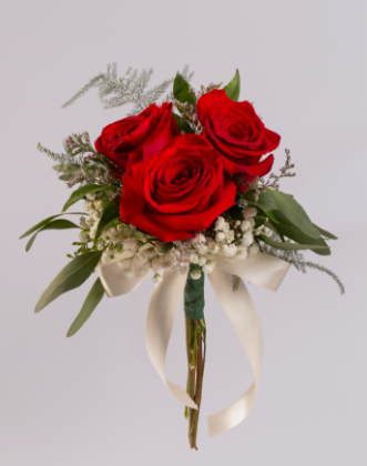 3 Flower Bouquet Red