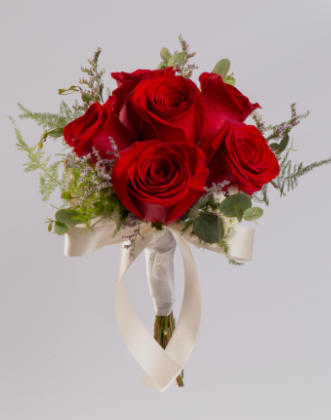 6 Flower Bouquet Red