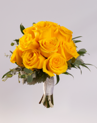 12 Flower Bouquet Yellow