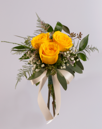 3 Flower Bouquet Yellow